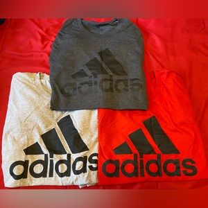 ADIDAS T SHIRTS 3 units